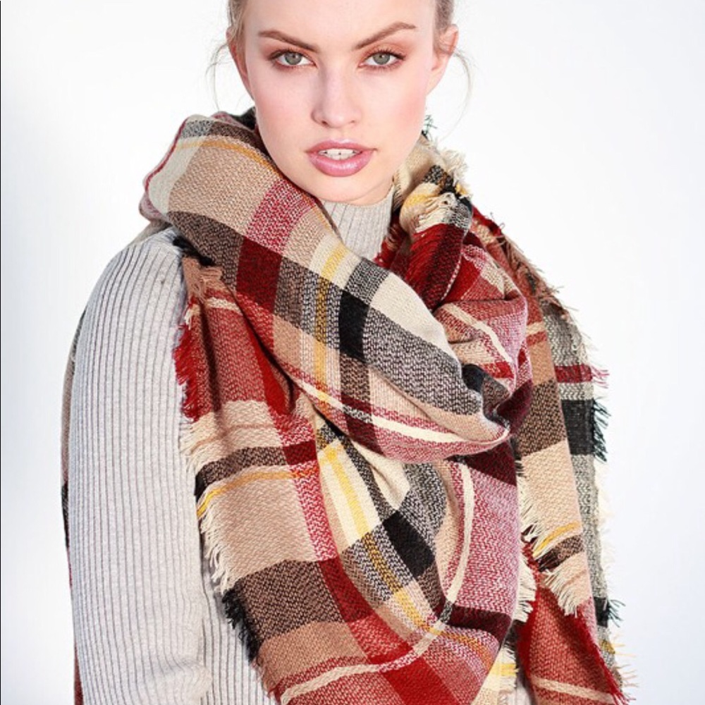 Camel blanket scarf